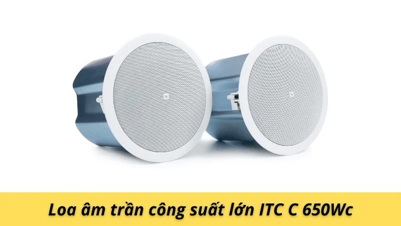 Loa âm trần công suất lớn phổ biến trong thương mại ITC C 650W Loa âm trần công suất lớn phổ biến trong thương mại ITC C 650W